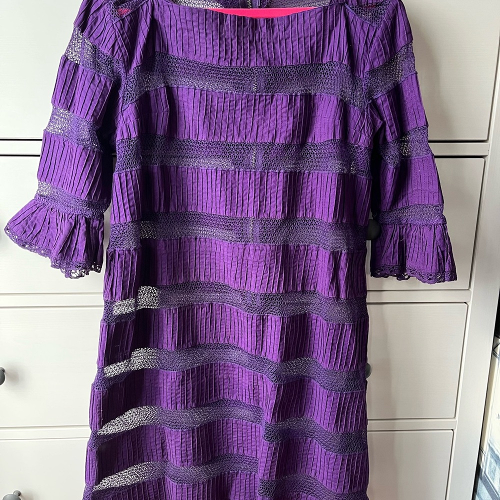 Tachi Castillo Ruffle Dress